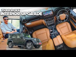 THAR ROXX ke Top Model mei FULL INTERIOR UPGRADE🤩Glory Wine🔥Travelled Rajasthan to Mumbai📞7977662321