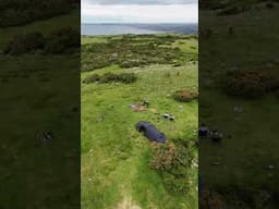 All set up for rhe night. Wild camping Scotland. #wildcampingscotland #camping