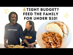 Budget Meals: Easy Fried Tacos 🌮 & Mexican Rice (Vegan/Plant Based)