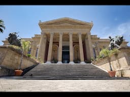 Audioguide in English - The Foyer of the Teatro Massimo in Palermo