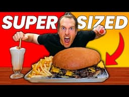 Attempting The BIGGEST Smashburger Challenge Ever!