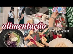 O QUE COMI NA TPM, COMPRAS DE SUPERMERCADO E REFEIÇÕES...