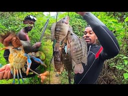 HIGH RISK HUNTING WE LOSE A FISH OF LIFETIME THE BROWNISH DANGEROUS WATER CROCODILE HOME C&C