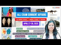 GKToday Current Affairs 🎯 27-28 April, 2025