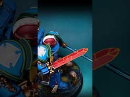 Red power swords! #paintingwarhammer #40k #spacemarines #ultramarines #miniature #miniaturepainting
