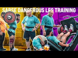 Aisi Training Jo Apne Kabhi Nhi Ki Hogi🫤|| Very High Intense Leg Workout|| With Guru Ji|| 270Kg