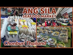 Ang Sila Seafood Market - Great Local Fresh Market - Chonburi Thailand 2025