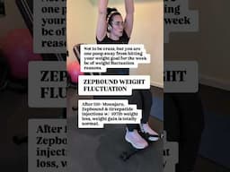 Zepbound Weight Fluctuation on Tirzepatide Weight Loss #zepbound #mounjaro #glp1