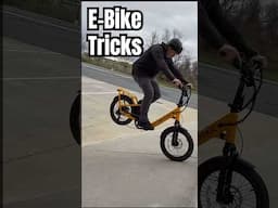 BIKE TRICKS vs E-BIKE  // Velotric Fold 1 Plus #short