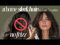 Sleek Frizz Free Hair Treatment at Home | Results that Last 5 Washes