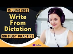 PTE Write From Dictation - MAY 2025 - MUST PRACTICE