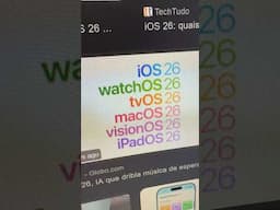 Quais Dispositivos Apple Serão Compatíveis Com o Novo iOS 26? #ios #apple #iphone
