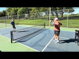 Low paddle ready, backhand paddle drop dominant position, lesson. Please read description section.