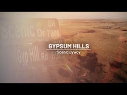 The STUNNING Gypsum Hills Scenic Drive ||| Barber County, Kansas