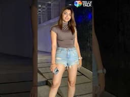 Akanksha Puri ne briefly kiya paps ke liye pose #shorts #akankshapuri #spotted