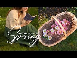 On The Cusp of Spring | Slow spring beginning in the English countryside | Cozy Silent Art Vlog 🌿 🌸