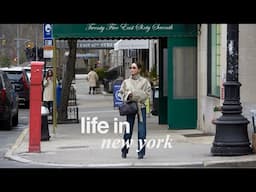 LIFE IN NEW YORK | simple and fun week, bridesmaid dress shopping, wedding dance lessons