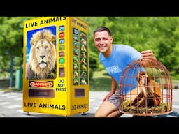 I Found a LIVE Animal Vending Machine…