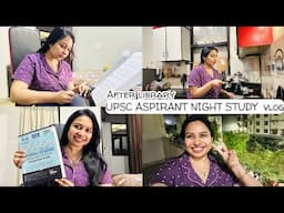 Upsc Aspirant Night Study time after Library study for complete day #upsc #vlog #civilserviceexam