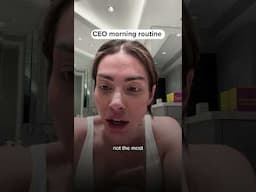 CEO Morning routine