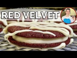 Unreal Red Velvet Sandwich Cookies from Preppy Kitchen