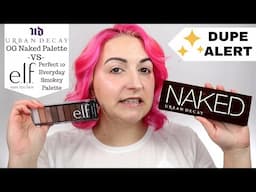 DUPE ALERT - Urban Decay OG Naked vs Elf Perfect 10 | Kirby Rose