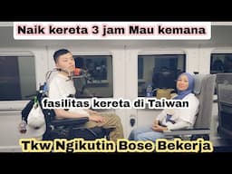 Naik Kereta 3 JAM Mau Kemana⁉️Tkw Ngikutin Bose Bekerja Keluar Kota