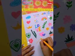 How to make Stickers at home #craftersworld #diy #journal #sticker #ytshort #shortsviral #handmade