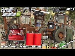 REVIVING RUST: FIXING ABANDONED TRACTORS WE FOUND | Survival Challenge | Farming Simulator 25 | EP 9