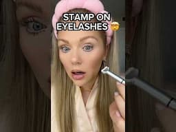 *VIRAL* Eyelash STAMP 🤯 #makeup #beauty #shorts #makeupshorts
