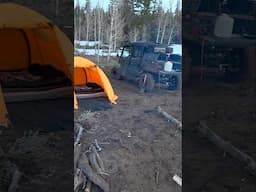 solo campout in the Utah mountains.#utvcamping #sxsoverlanding #solocamping