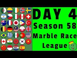 Marble Race League Season 58 Day 4 Marble Race / Marble Race King