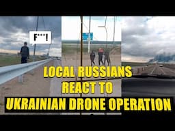 Russians React To Ukrainian Drones Hitting RU Air Base 5500 km Deep In Siberia