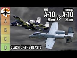 Which Warthog Reigns Supreme? - FMS A-10 70mm vs Freewing A-10 80mm Tier Ranking