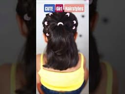 Cute Girl Hairstyle Easy Baby Girl  Hairstyles #Hair #shorts #hairstyleshorts