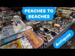 Antiquing at PEACHES TO BEACHES Big Score on Antiques Shop with me