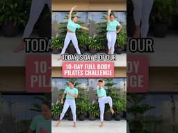 10-Day Full Body Pilates Challenge - Day 8 | Sculpting Workout | At-Home Pilates