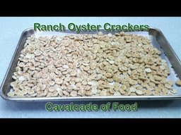 Ranch Flavor Oyster Crackers - easy and delicious homemade snacks!