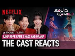 The Squid Game Cast Reacts to the Season 3 Jump Rope Scene | Netflix