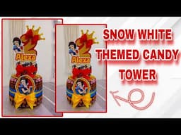 DIY | SNOW WHITE THEMED CANDY TOWER