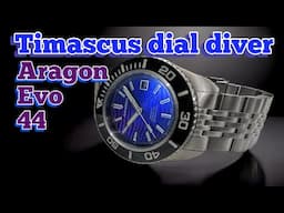 Exotic EDC candy in a high quality dive watch? Timascus Dial Aragon Evo 44