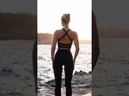 Sunrise serenity with Halara 🧘‍♀️🤍