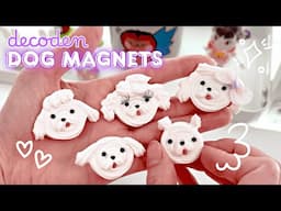 How I Made Decoden Dog Magnets