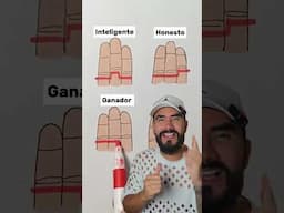 🙊❌️ QUE PERSONALIDAD TIENES SEGUN TUS DEDOS ✅️🤘 #tips #trucos #dedos