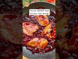 Forget plain chicken – this cherry-glazed version is next-level! 🍒