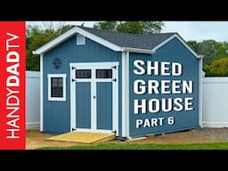 Shed Doors with Transom Windows (Shed/Greenhouse Combo: Part 6)
