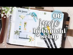 🏝️ JUNE 2025 Plan With Me // Hobonichi Cousin Monthly Setup