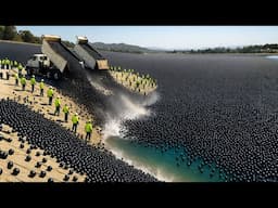 Califronia Put 96,000,000 Black Balls Into Water, Result is Insane!