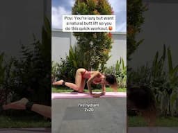 TRY THIS for a quick BURN you need for summer 🔥🔥