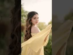 felt like a princess💍💛 #hansikakrishna #shorts #viral #outfits #gown #princess s